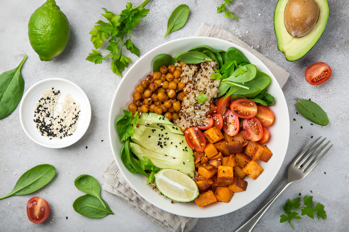 vegan lunch bowl